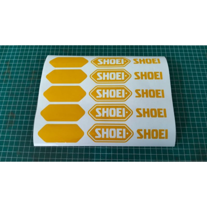 stencil airbrush shoei helm