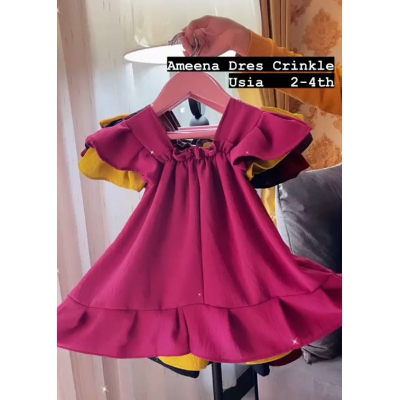 DRESS ANAK CRINKLE