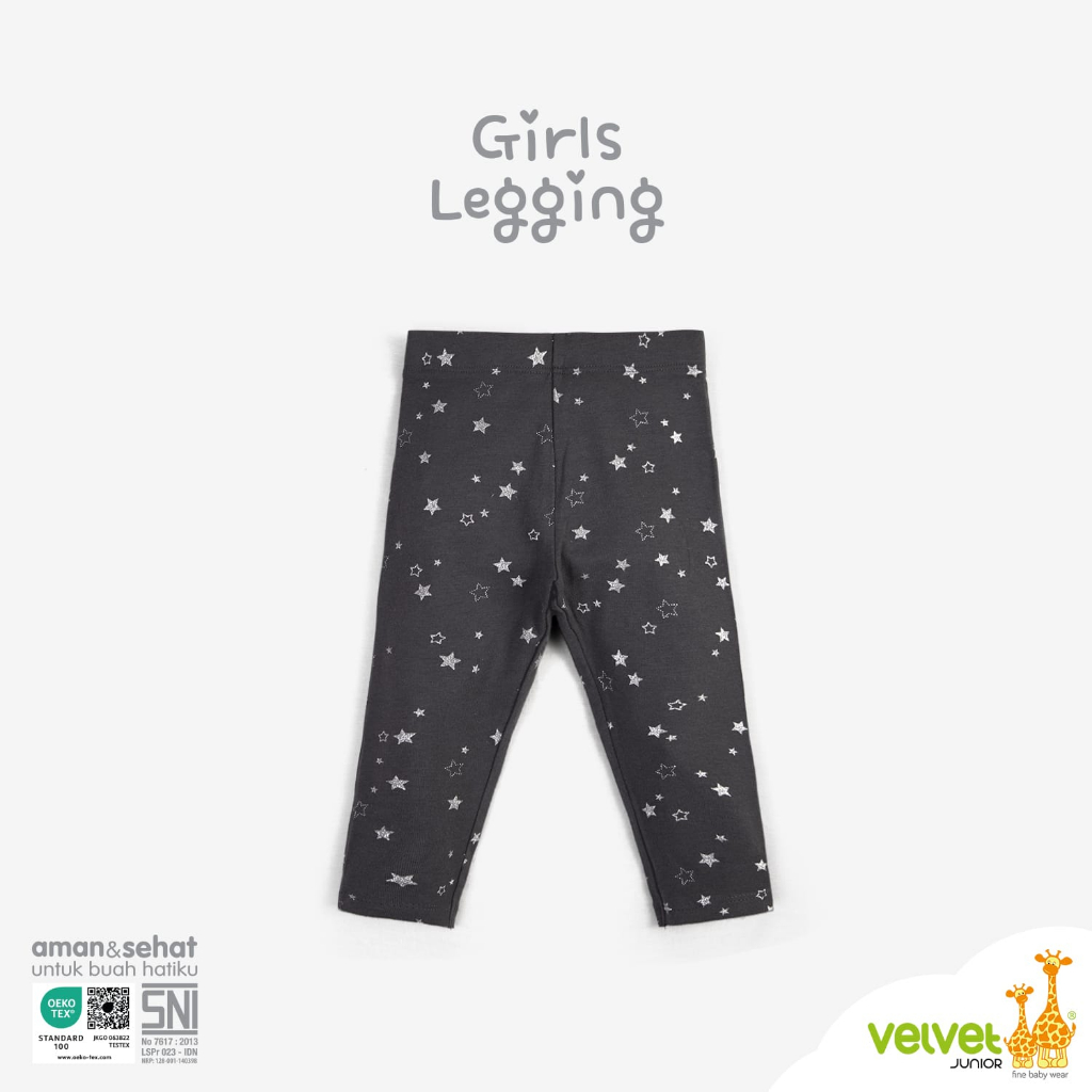 VELVET Baby Girl Legging POLOS MOTIF Bayi Anak Serie 4