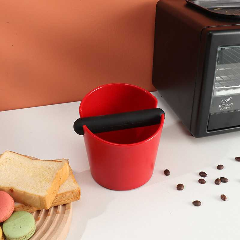 One Two Cups Wadah Ampas Kopi Espresso Knock Box Container Portable Kapasitas Besar Material Plastik PC Berkualitas