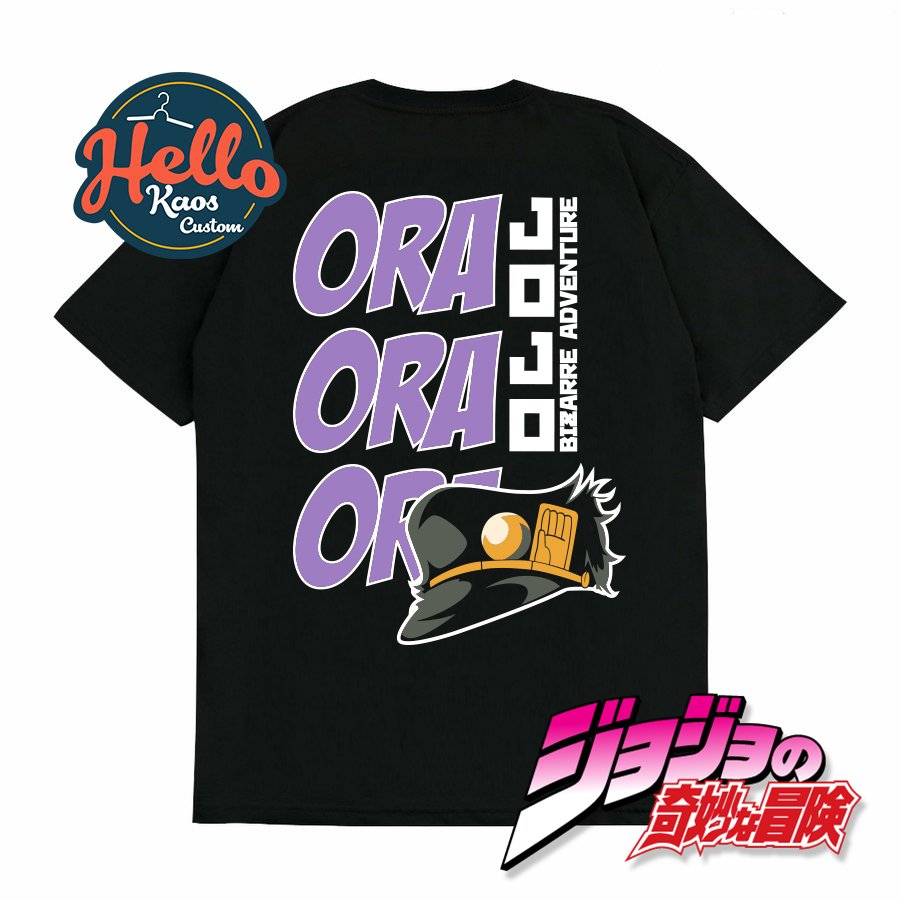 Kaos Baju Tshirt Anime Kartun Jojo's Bizarre Adventure