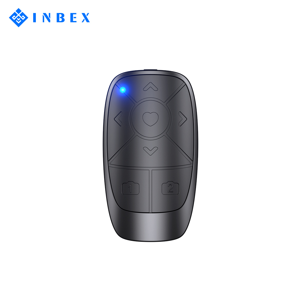 INBEX Bluetooth Remote Control/Remote Selfie Shutter for Android IOS Smartphone/5*3.3*1.05cm-upgrade