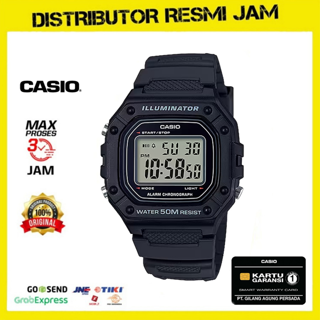 Casio General W-218H-1AVDF W-218H W-218 W218H W218