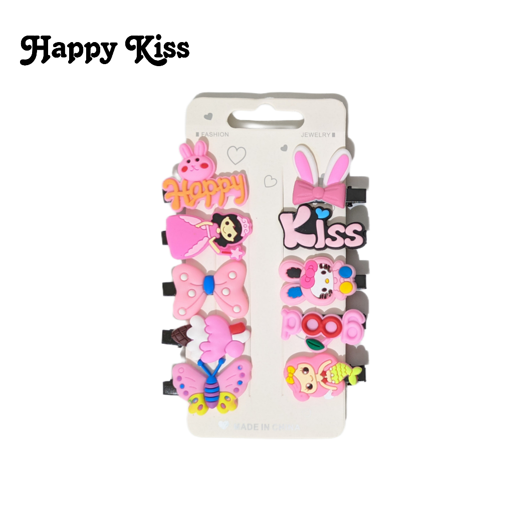 Jepit Rambut Anak 10 in 1 l Jepit Rambut Korea l Hair Pin Rambut l Hair Clips