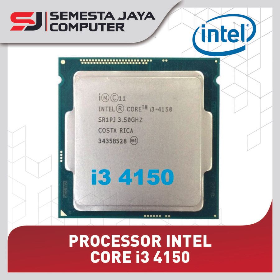 PROCESSOR INTEL CORE i3 4150 TRAY HASWELL PROSESOR i3 SOCKET LGA 1150