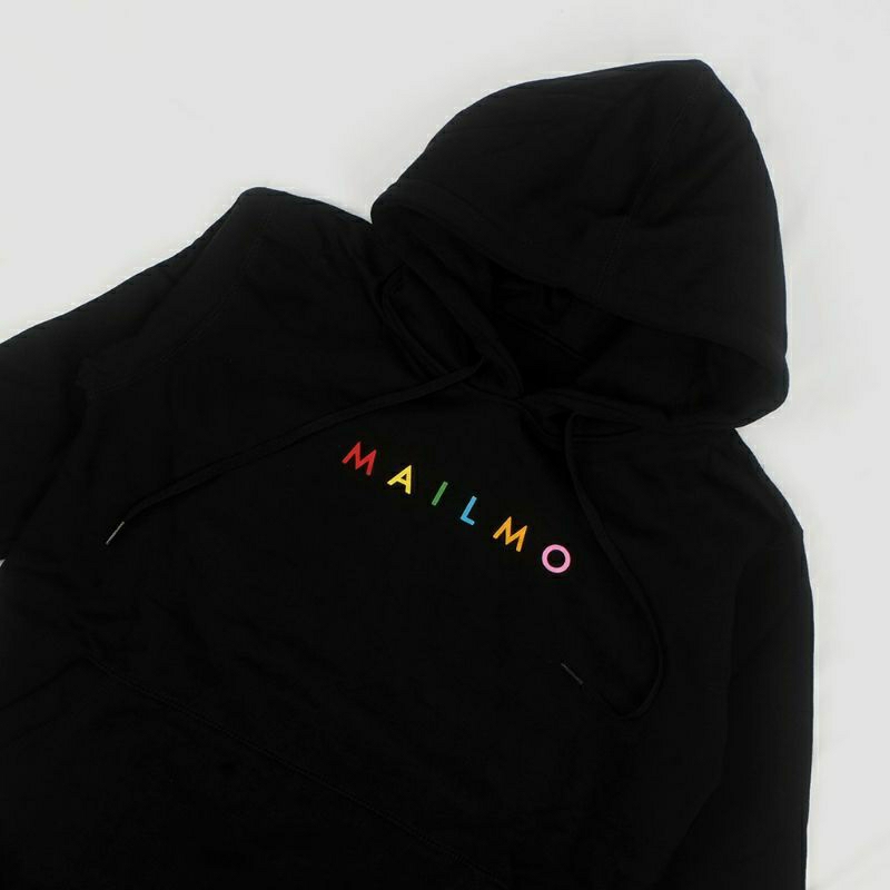 Hoodie Its Mailmo Colour Sweater Hitam Unisex
