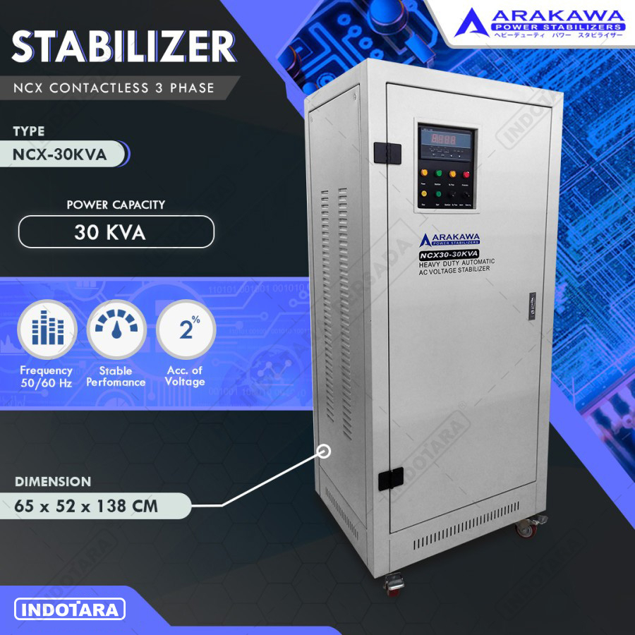 STABILIZER ARAKAWA NCX 3 PHASE NCX30KVA