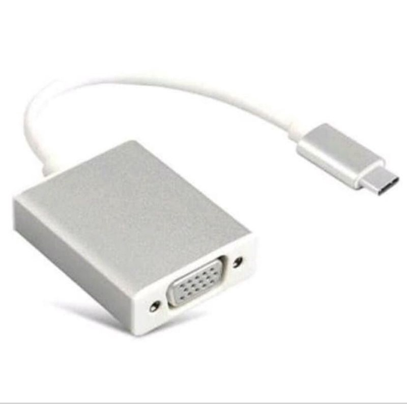 Kabel Adapter Converter TYPE C to HDMI / TYPE C to VGA Konektor USB