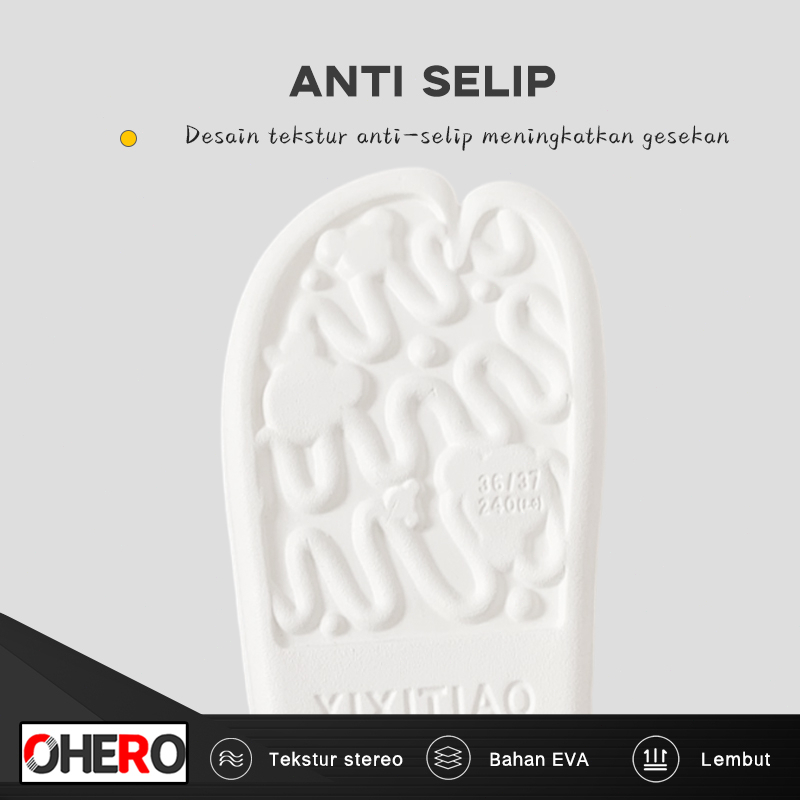 Sendal Wanita Kekinian Karet Terbaru Sandal Jepit Jelly Sepatu Sendal Slop Korea Rumah Anti Slip Eva Murah Elastic Empuk