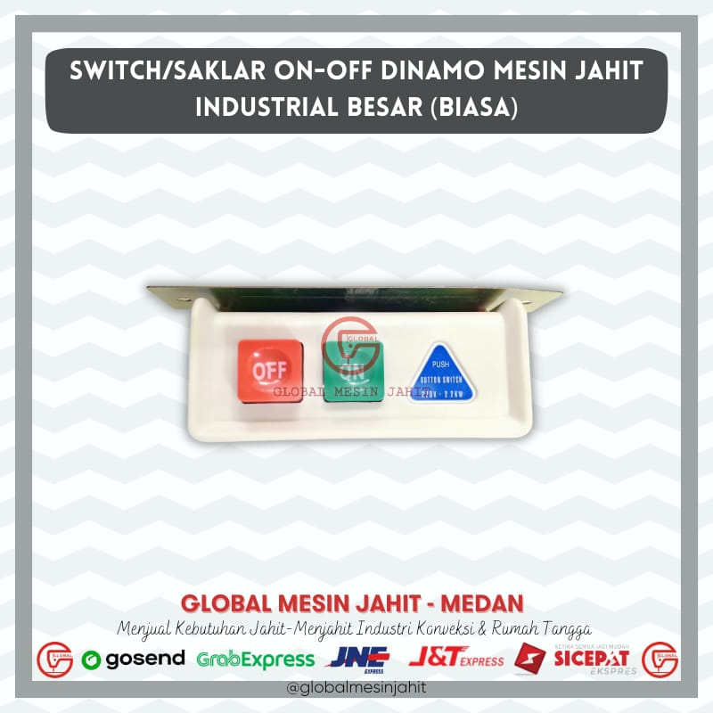 ON OFF Saklar Dinamo Mesin Jahit IndustrialBesar 250watt 400watt