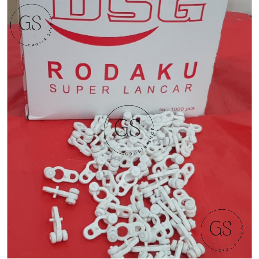 Kawat Cantolan Hordeng Plisket / Kawat Cantelan Gorden Vitrase / Roda Gantungan Rel Alumunium