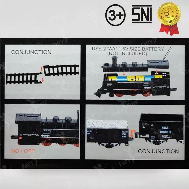 JOFESTORE88 X FerenHongXia MAINAN TRAIN SET RAIL KING 13 PCS