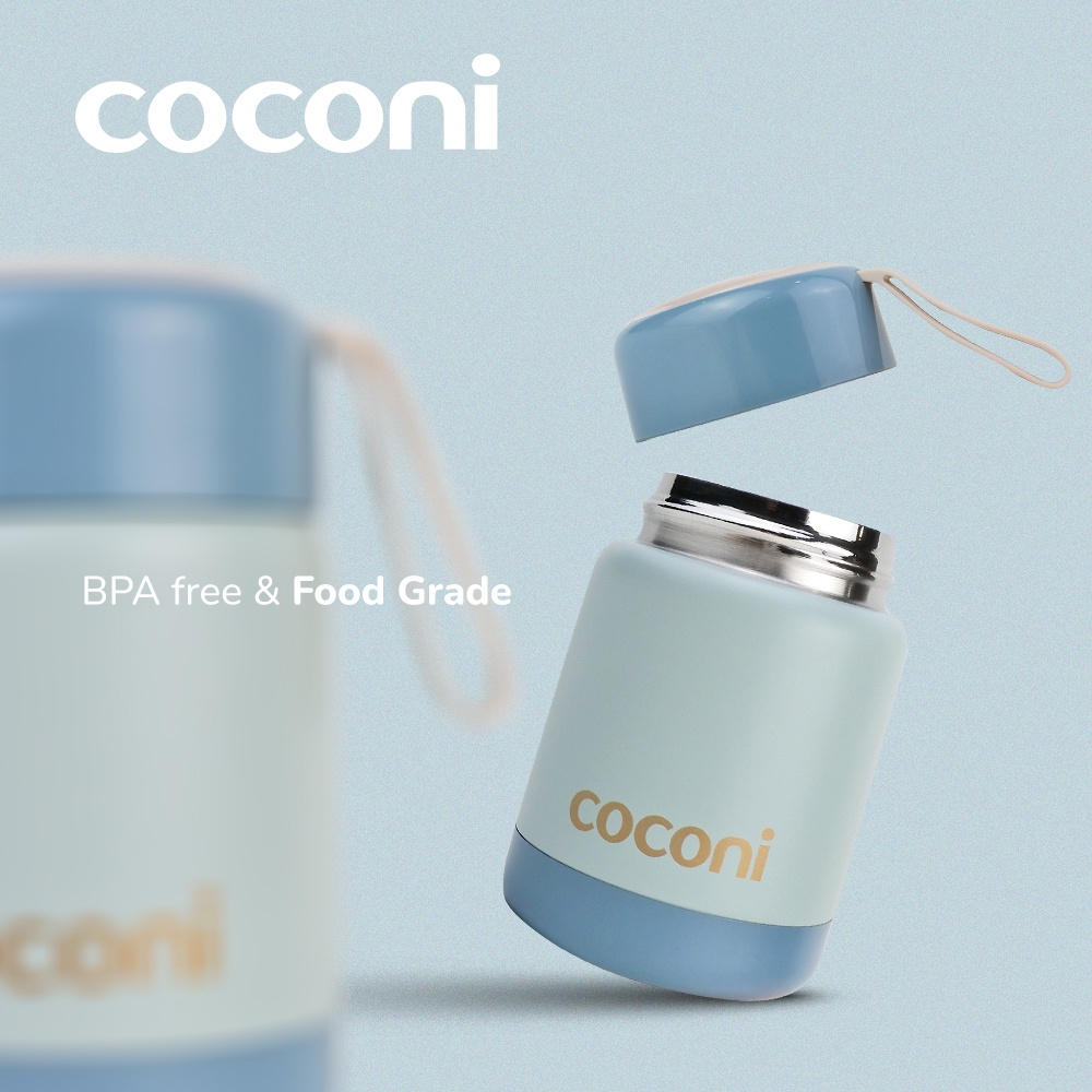 COCONI Thermal Food Jar Thermos | Termos Makan Sup MPASI Anak Bayi 300ml