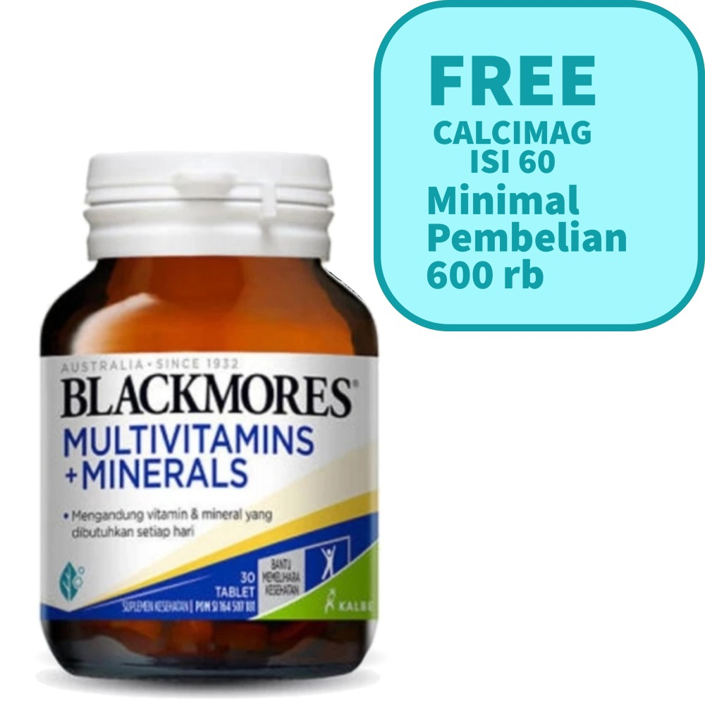 BLACKMORES Multivitamins + Minerals 30 60 120 Tablet multivitamin