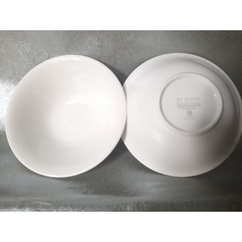 PROMO CUCI GUDANG Mangkuk / Coupe Putih Polos St.James