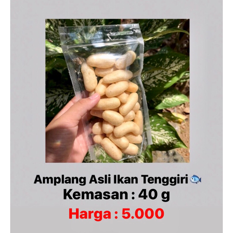 

Cemilan Amplang Ikan Tenggiri Asili