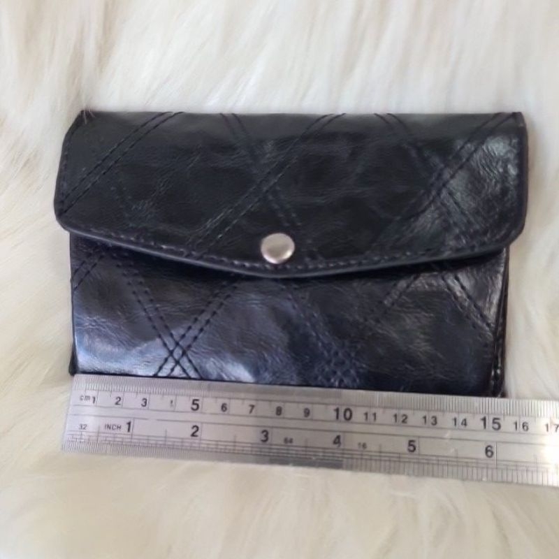 LEATHER WALLET ZAR* BLACK