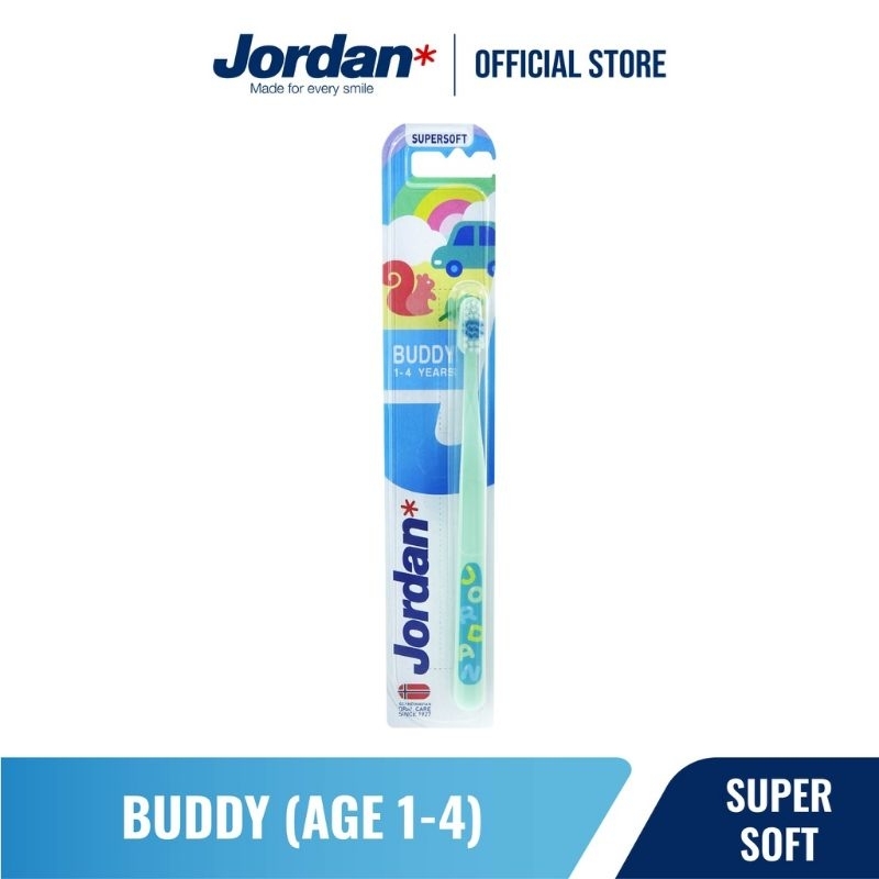 Jordan Sikat Gigi Kids Buddy 1-4 Years /Tootbrush