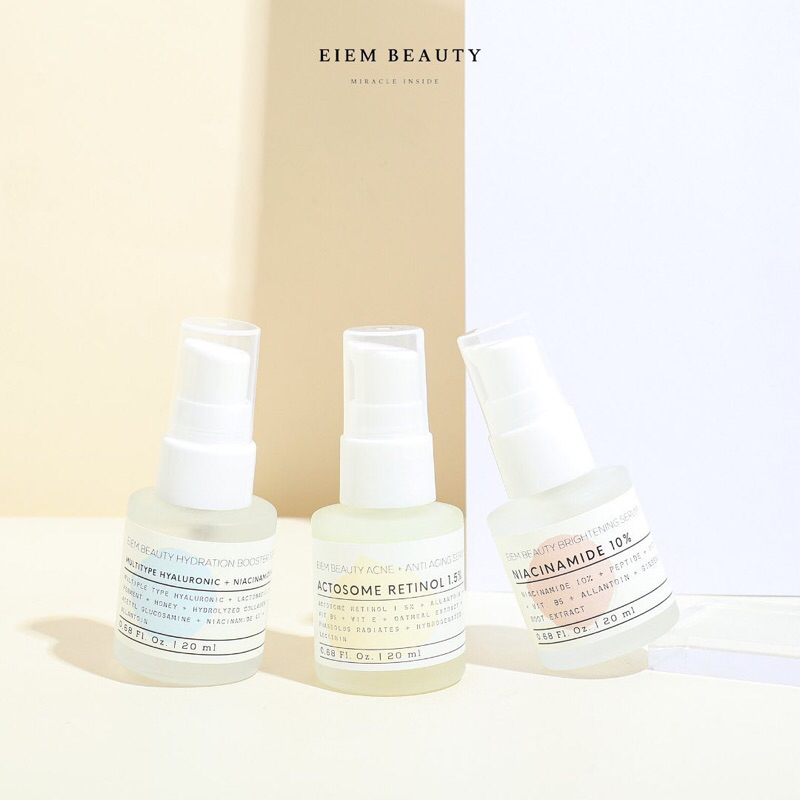 Eiem Beauty Hydration Booster Serum, Multiple Hyaluronic + Niacinamide 4%