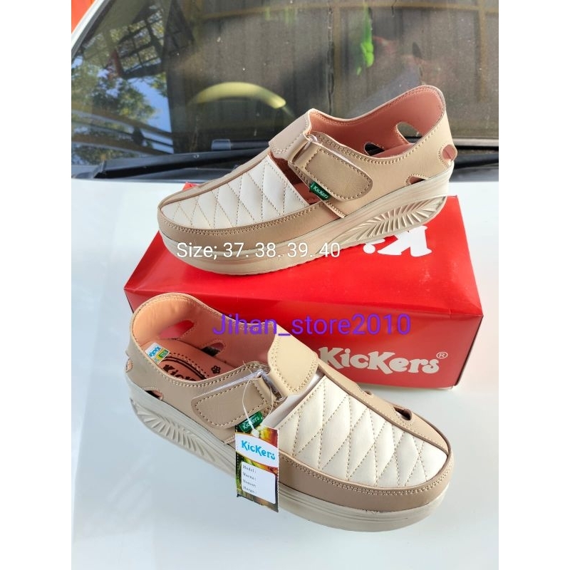 SEPATU WEDGES KICKERS WANITA ST.05 // sepatu wedges Kickers