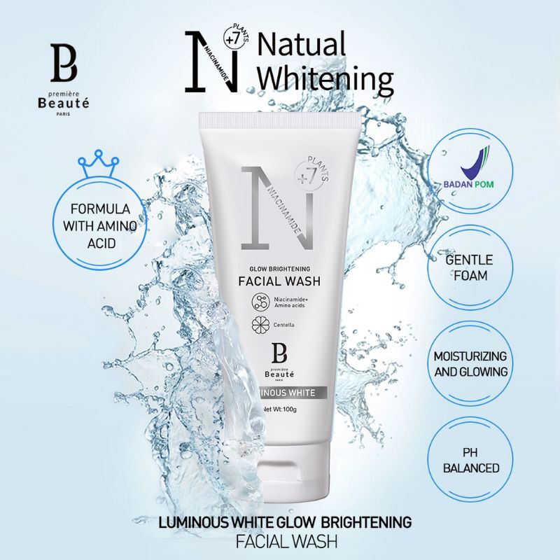 Premiere Beaute Luminous White Series Glow Brightening Facial Wash