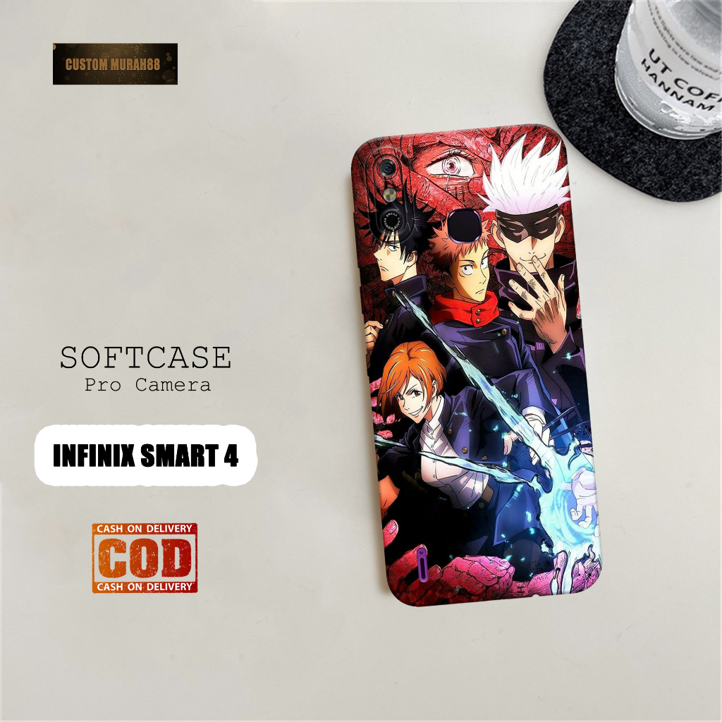 Case Infinix Smart 4 Terbaru - Fashion Motif ANIME - Casing Hp Infinix Smart 4 - Kesing Hp Infinix S