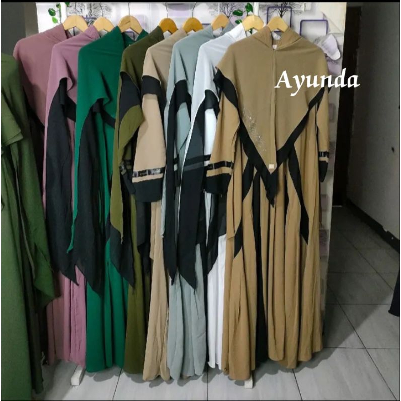Set Syar'i Premium Keykha Khusus Putih Original terbaru