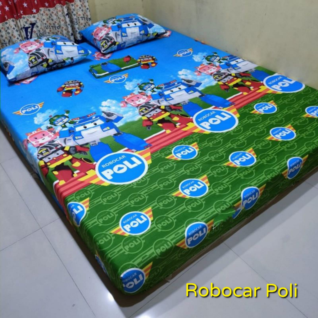 Sprei BT21 Hello Kitty Doraemon !! Sprei Karakter Murah !! Sprei Kado