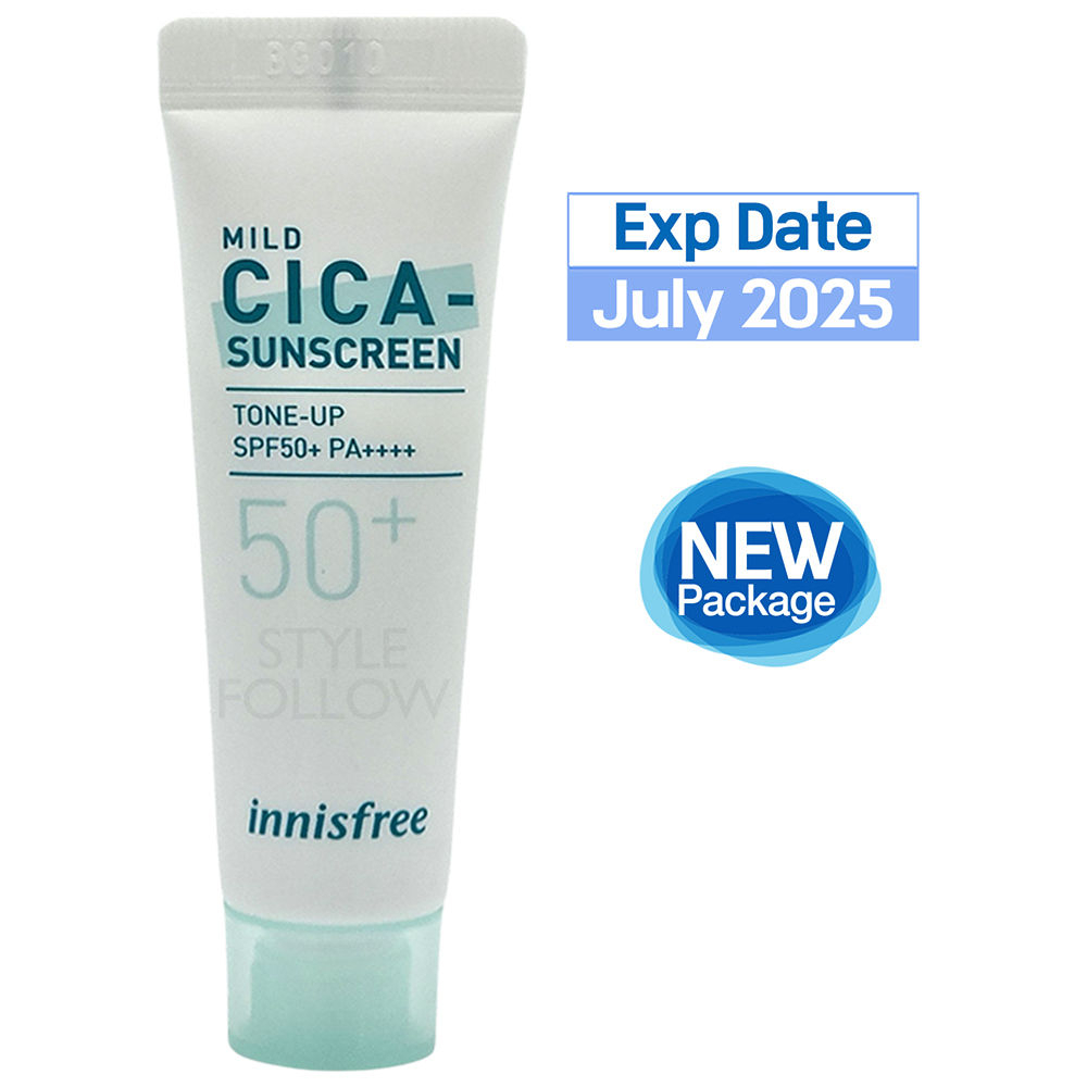 INNISFREE Mild Cica Sunscreen SPF50+ PA++++ Mini Size 10 ml Sample Sun Screen