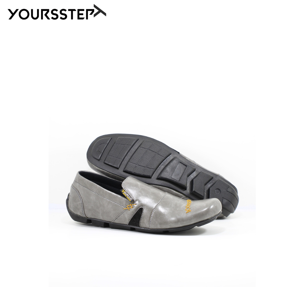 Yoursstep - Sepatu Slip On Pria Casual Kulit Sintetis