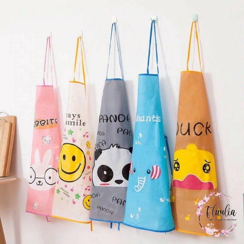 Apron Celemek Motif Karakter Apron Memasak Celemek Memasak