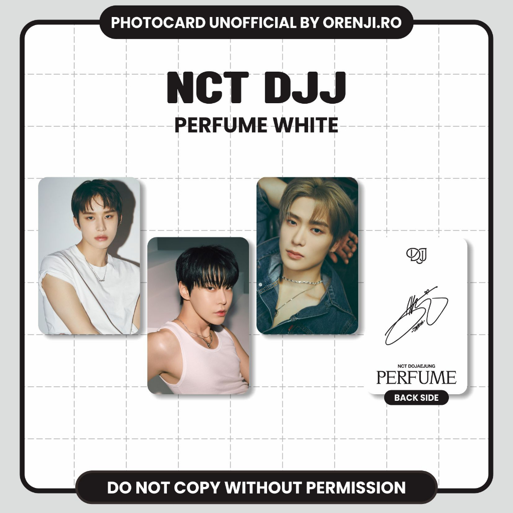 PHOTOCARD UNOFFICIAL NCT DOJAEJUNG PERFUME