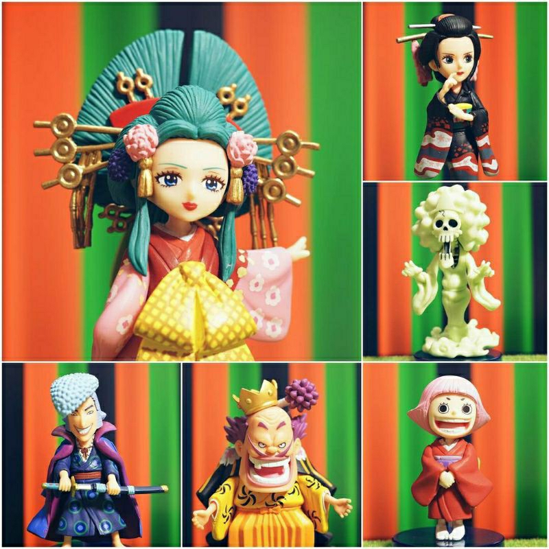 Mini Figure Brook Robin Kumurasaki Denjiro Otoko Orochi One Piece Wcf Wanokuni Vol 6