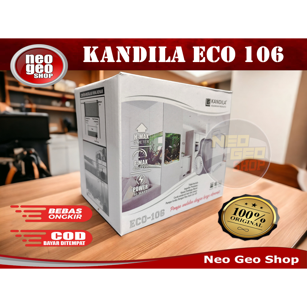 KANDILA ECO 106 ECO106 MESIN POMPA CELUP POWER HEAD AQUARIUM LOW WATT