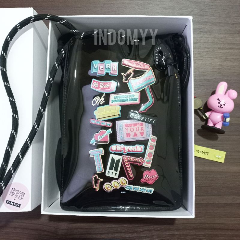 BTS x Casetify Limited Edition Sling Bag Boy With Luv authentic official merch preloved Bangtan tas 