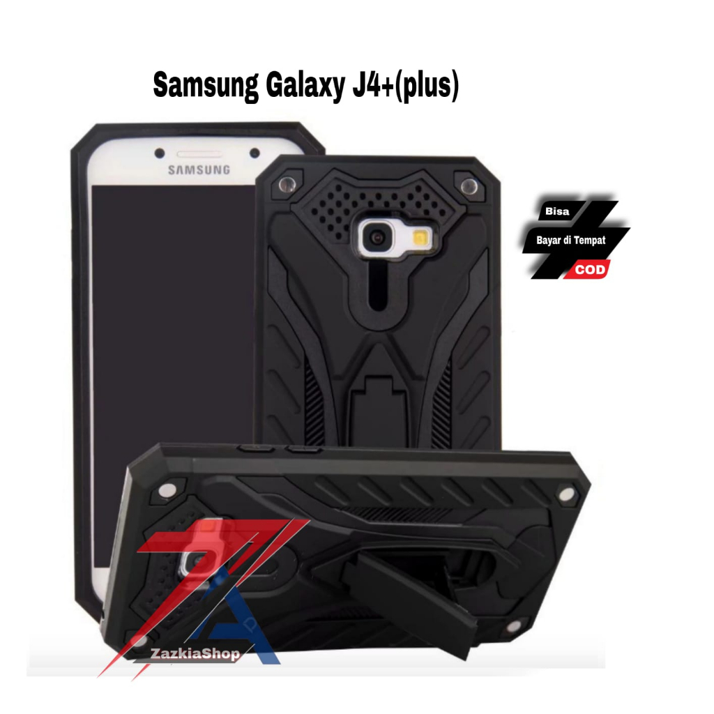 FOR ( SAMSUNG GALAXY J4 PLUS) Casing/Hardcase Phantom Robot Kick Standing