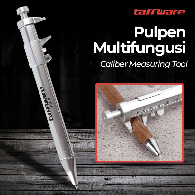 

Pena Pulpen Multifungsi Bolpoin Pen Jangka Sorong Sigmat Penggaris Alat Ukur - B100