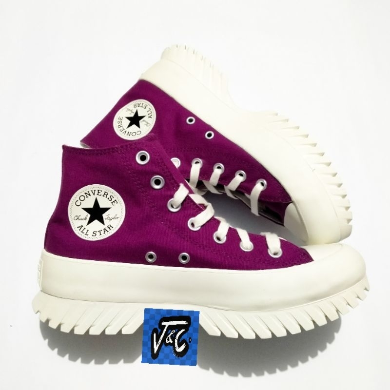 Converse Chuck Taylor All Star Lift Platform Lugged 2.0 Boot Hi Dark Purple