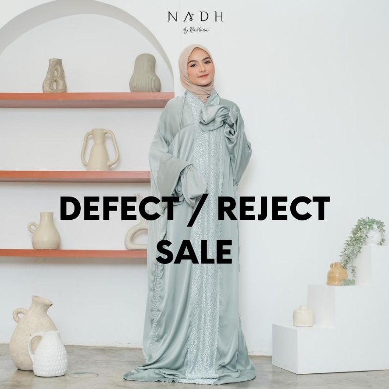 [DEFECT SALE] Mukena Yasmina Abaya Mukena Terusan Umroh Series