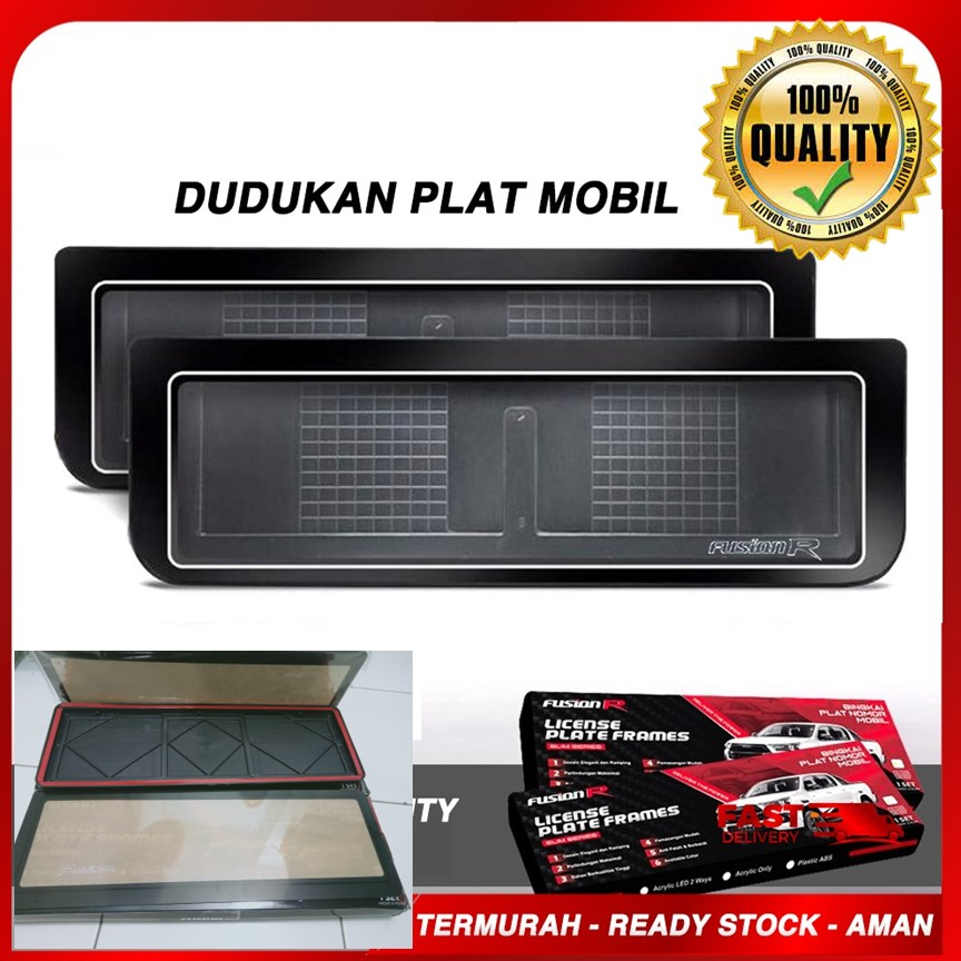 DUDUKAN PLAT MOBIL / TEMPAT PLAT AKRILIK / TATAKAN PLAT AKRILIK MIKA