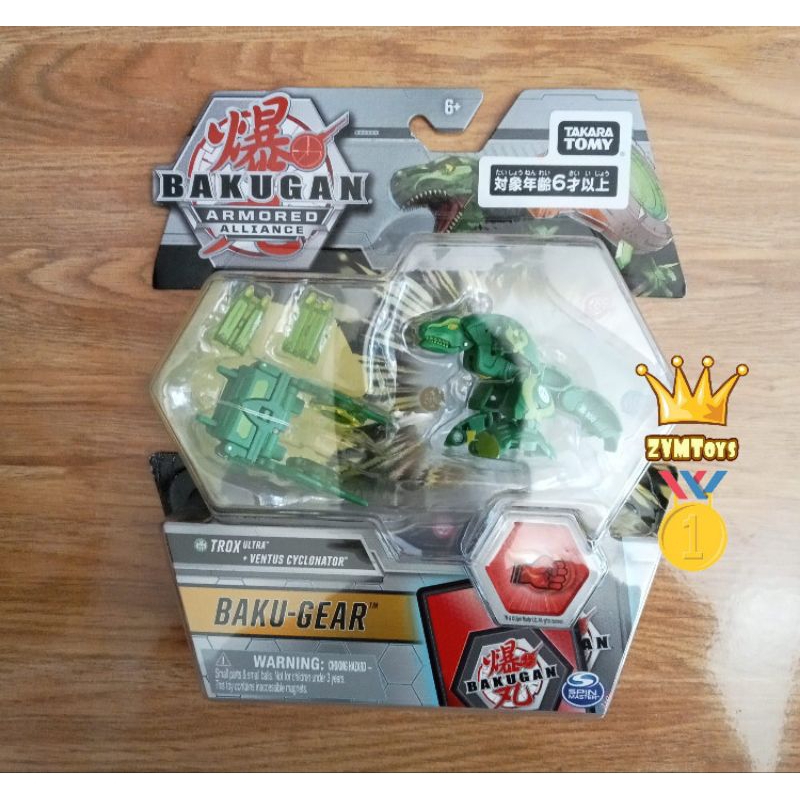 Bakugan Armored Alliance Trox Ultra Baku Gear Original Takara Tomy