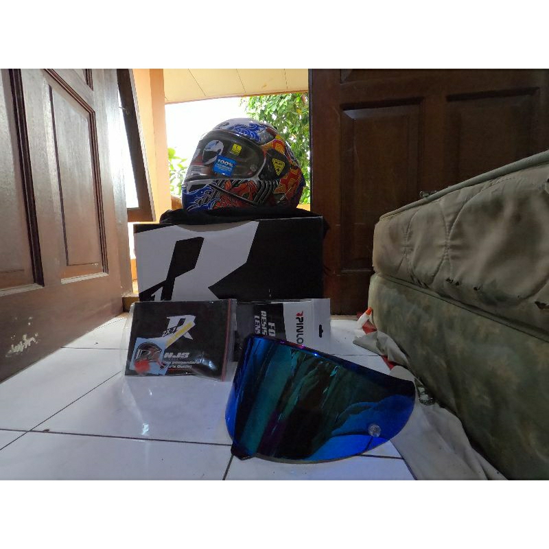 (SOLD KERASH) HELM FULL FACE NJS ZX-1R BUSHIDO (2nd)