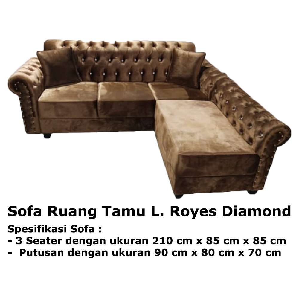 Sofa Ruang Tamu L. Royes Diamond