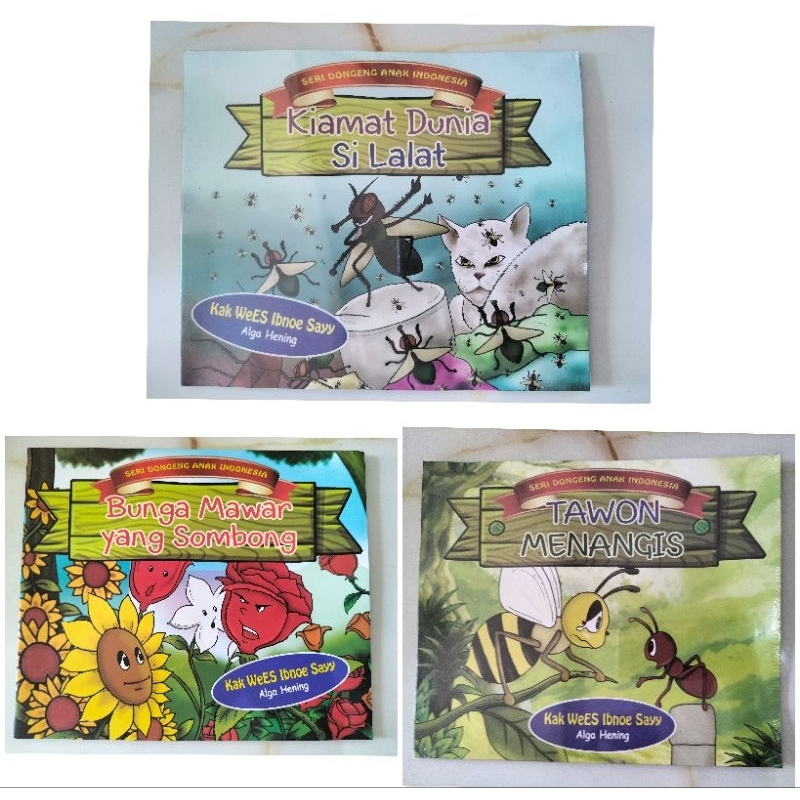 BUKU CERITA ANAK / DONGENG ANAK /SERI DONGENG ANAK INDONESIA