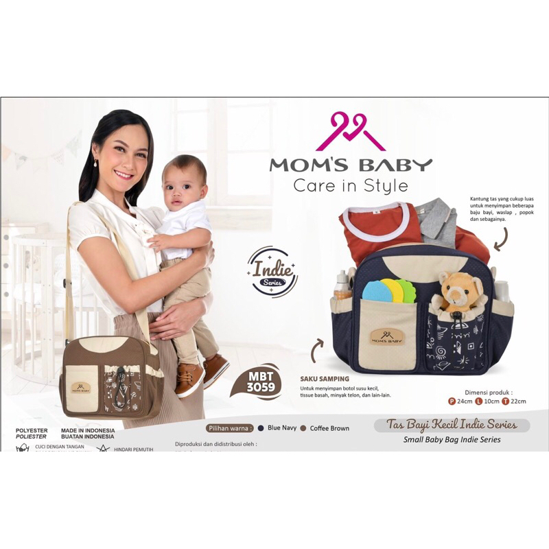 MOMS BABY TAS KECIL/ MEDIUM/ BESAR INDIE SERIES