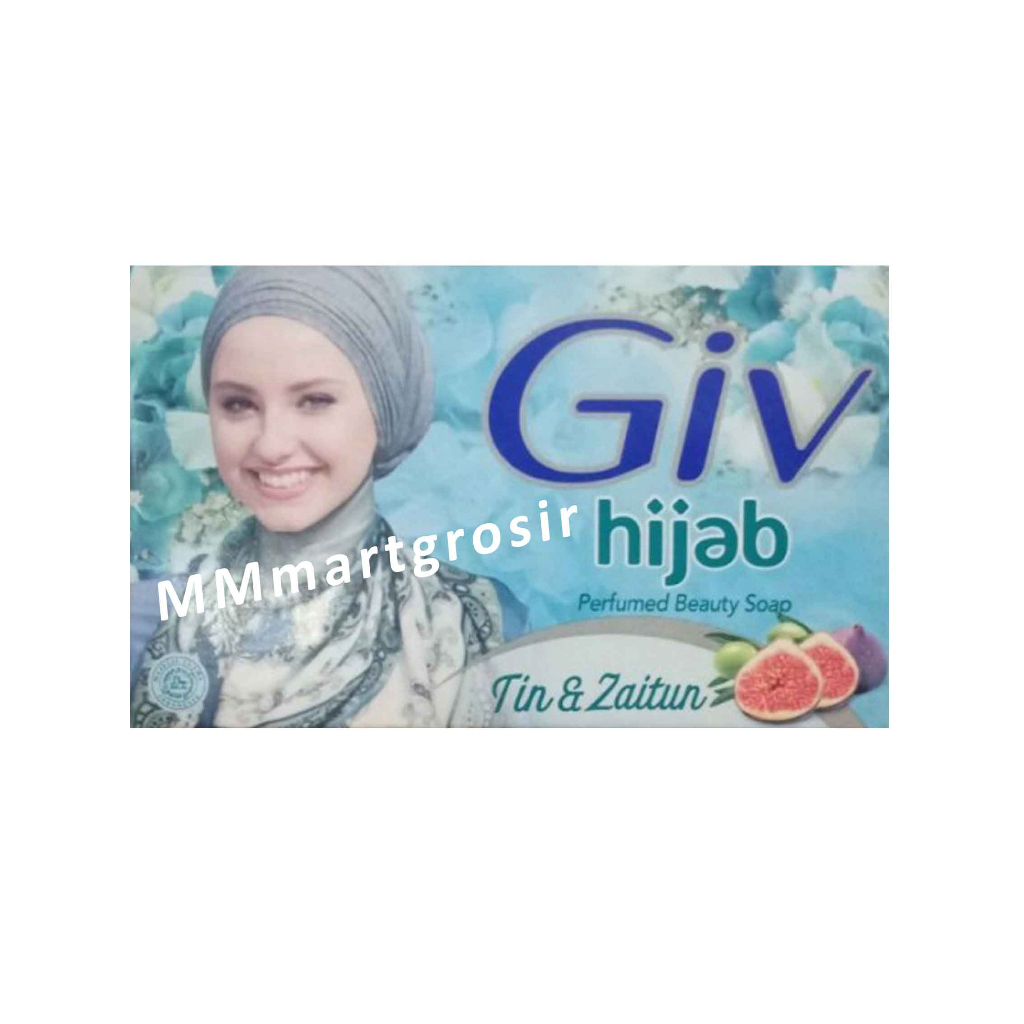 Sabun Mandi Giv Hijab  / Sabun Batang / Tin &amp; Zaitun / 72g