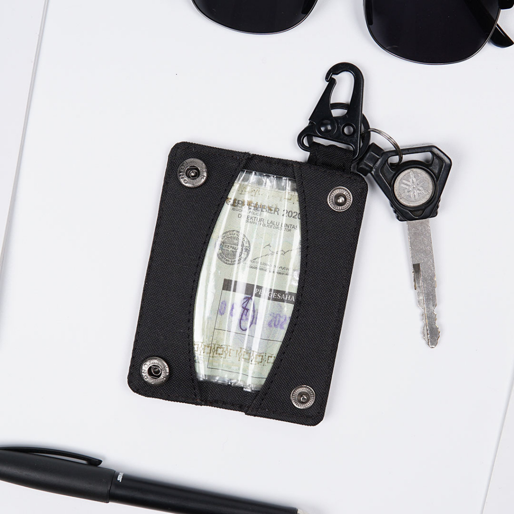 Foxsories - Gantungan Kunci Kendaraan STNK Mini Motif Motor Mobil