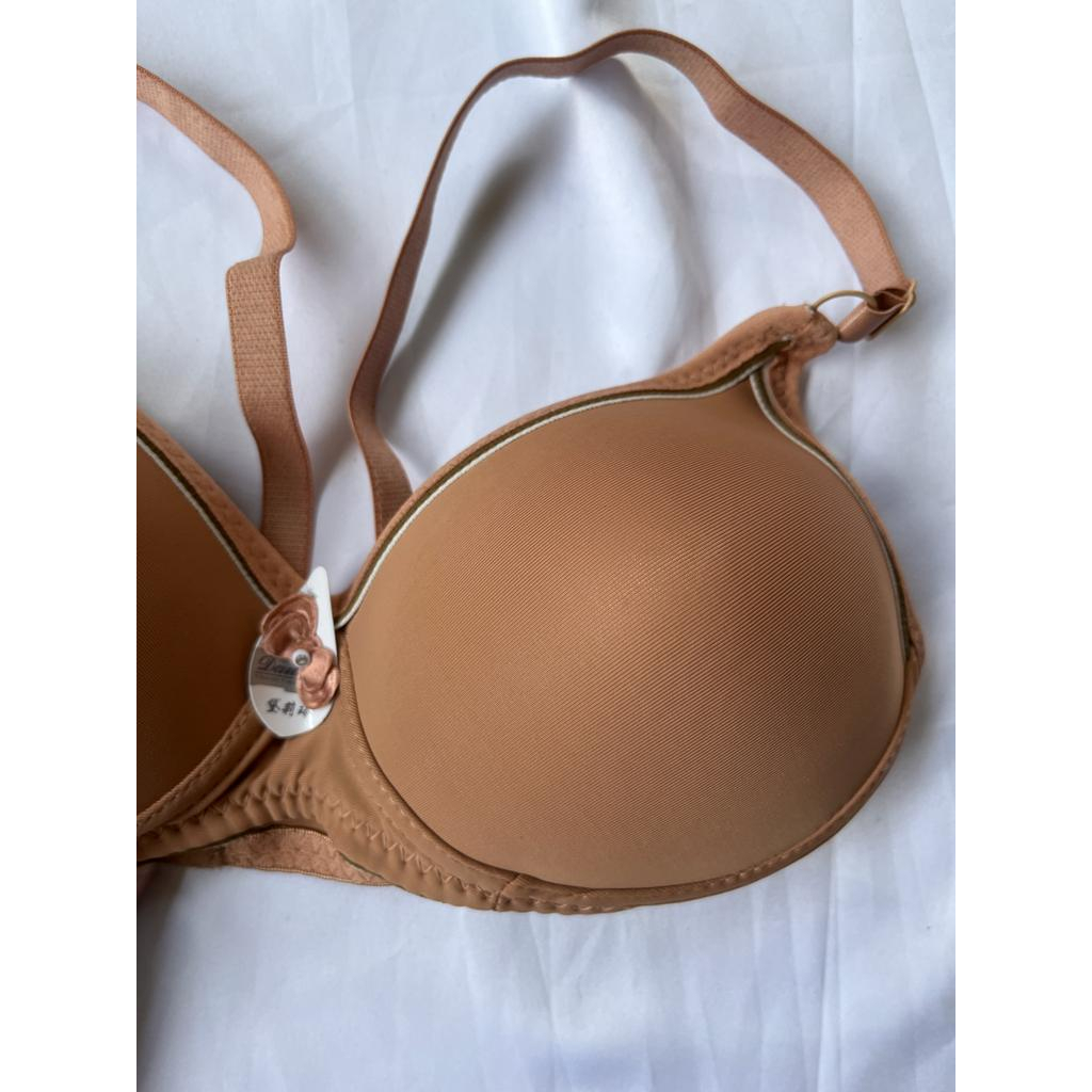 BH Wanita Harian Super Soft Pakaian Dalam Wanita Kait 2 Tanpa Kawat Setara Cup A-B Bra - 1 pcs