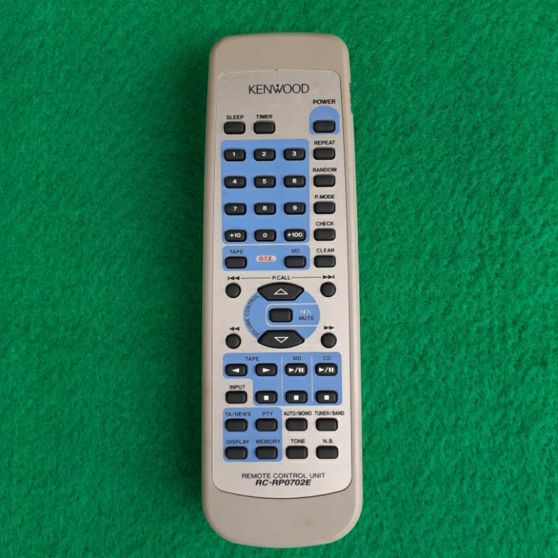 Remote Tape Compo KENWOOD Original Asli . RC - RP0702E .