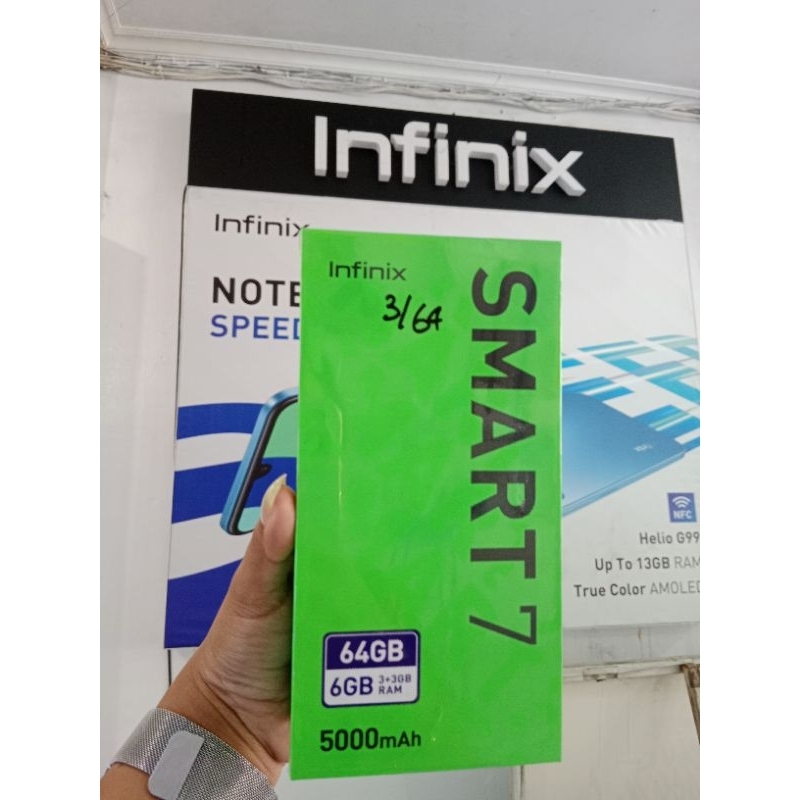 Infinix Smart 7 Ram 3/64 Batrai 5000mAh
